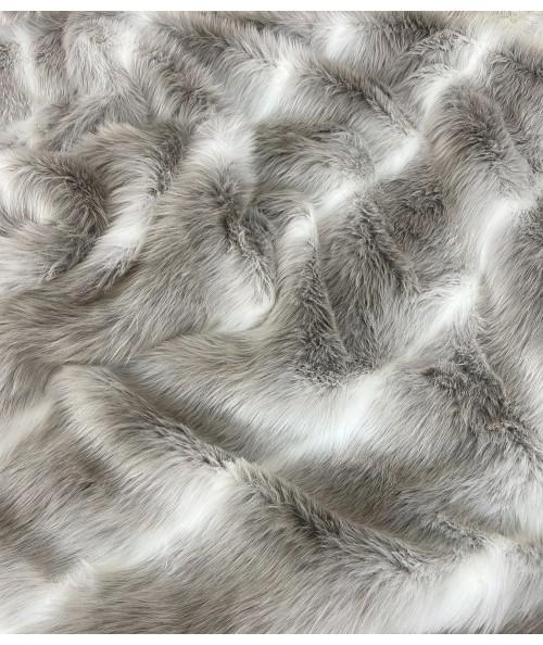 Close up image of the Caribou faux fur fabric