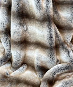 Close up of Chamois faux fur fabric