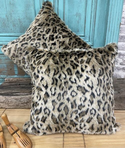 Wildcat Faux Fur Cushion