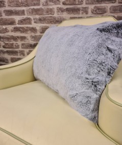 Luxurious faux fur rectangular cushions