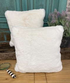 Chelsea Cream Faux Fur Cushions