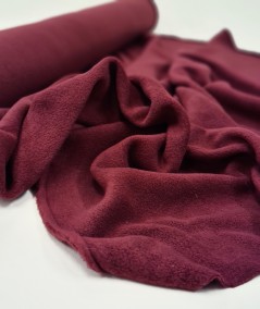 Maroon craft fleece fabric