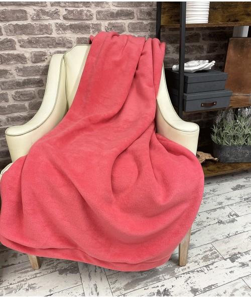 Coral fleece blanket throw