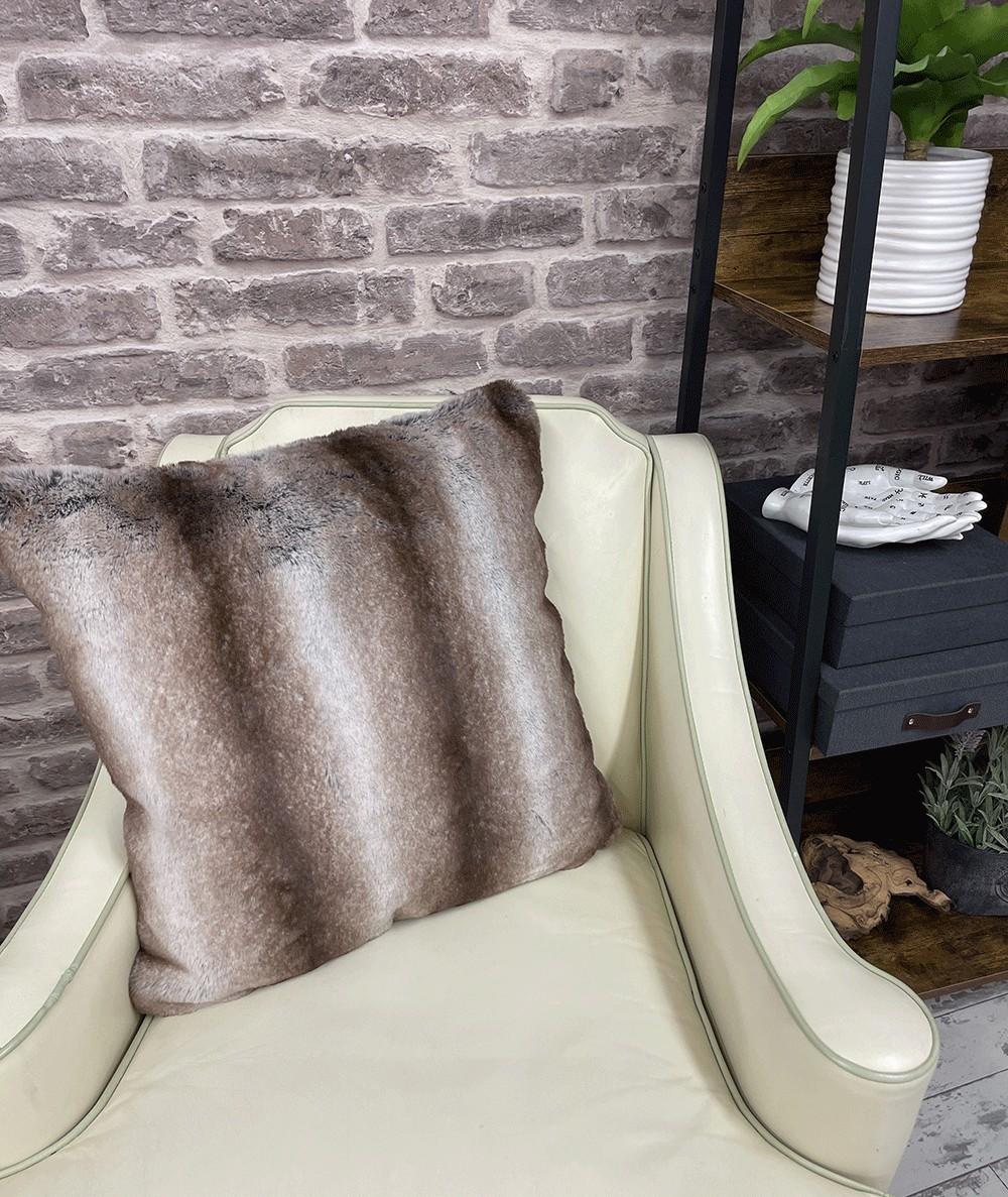 Chamois Faux Fur Cushions