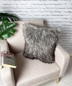 Coyote Faux Fur Cushion Covers