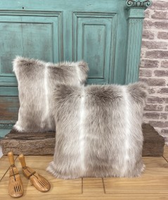 Caribou Faux Fur Cushion Covers