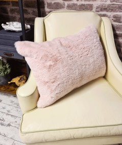 Luxury rectangular pink cushion covers