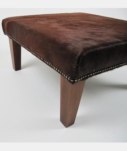 Brindle cowhide footrest 307