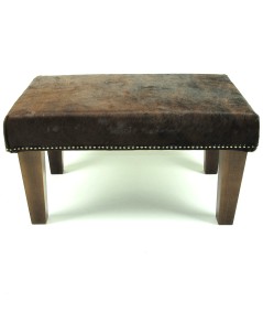 Small Brown Brindle Cowhide Footrest 322