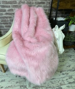 Candyfloss Faux Fur Throw