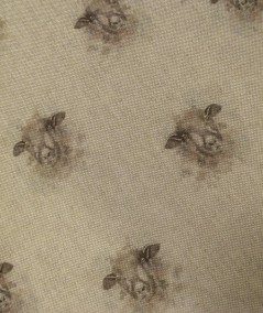 Close up image of the small sheep print fabric