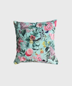 Summer floral velvet cushions