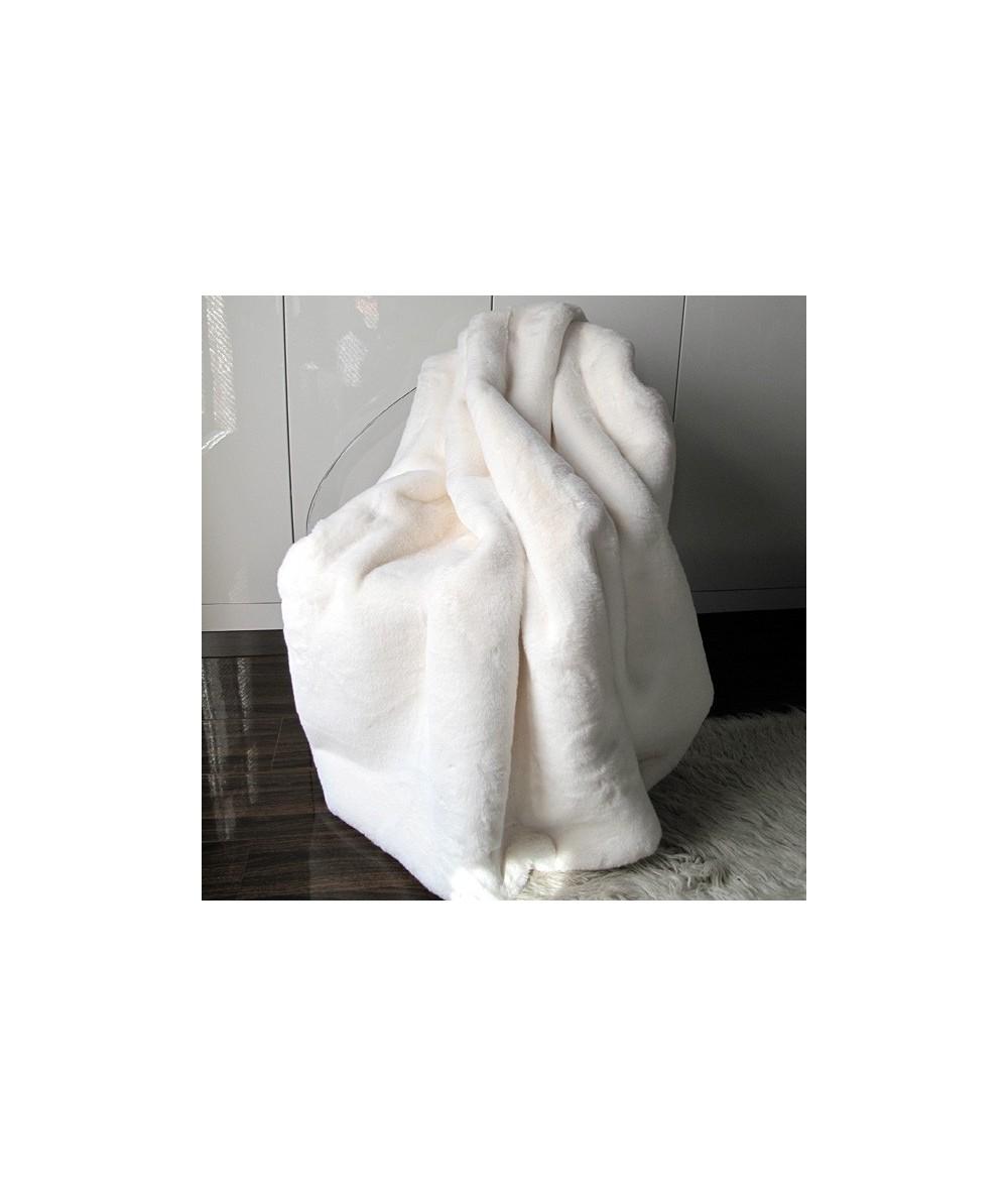 Chelsea Cream Luxury Faux Fur Throw