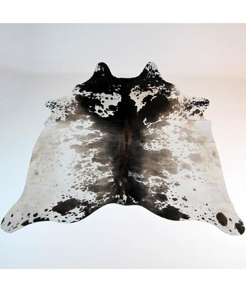 X/Large Brown and off-white Cowhide Rug CR00138