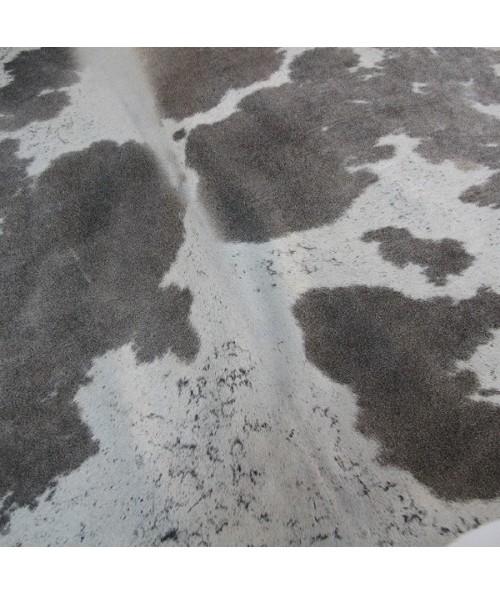 X/Large Black, Grey and off-white Cowhide Rug CR00142