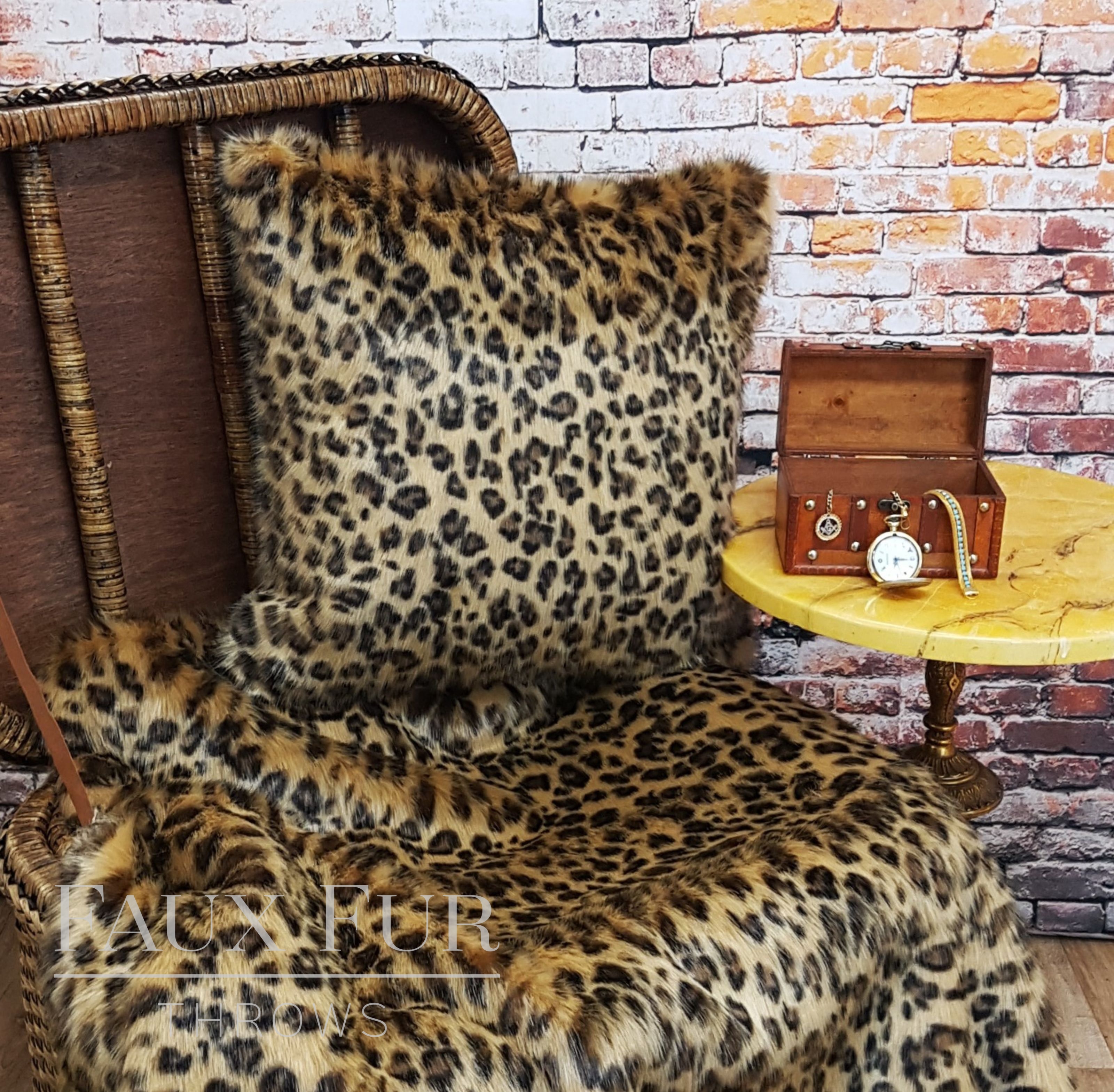 Leopard print hot sale cushions