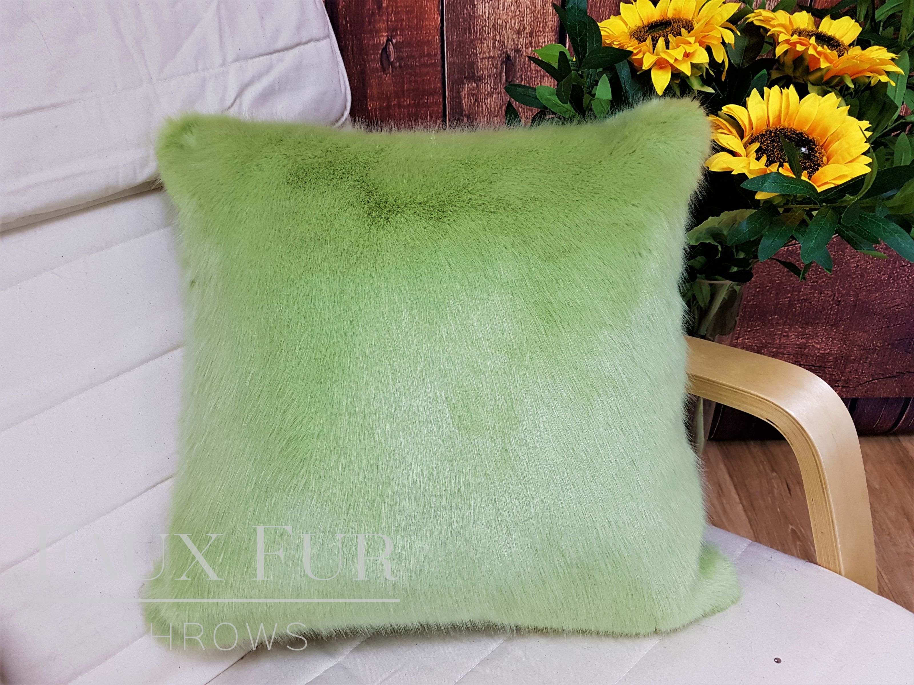 Pastel store green cushions